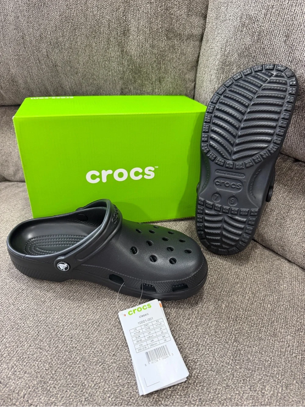CROCS Kids Classic Clog - Black $50